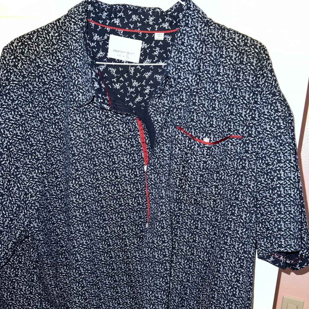 Men’s short sleeve dress shirt